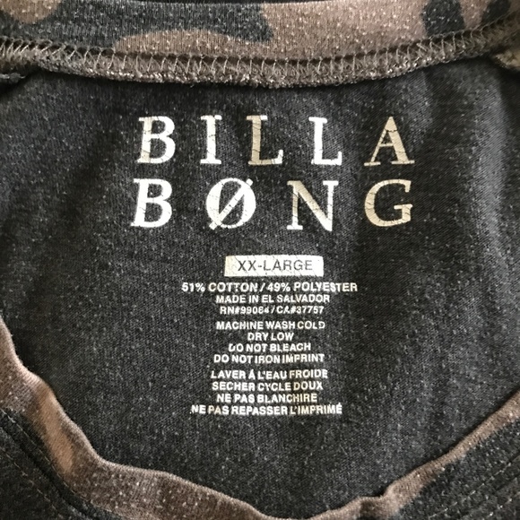 BILLABONG MEN'S TEE SHIRT TOP SIZE XXL - Picture 3 of 3